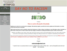 Tablet Screenshot of notoracism.tripod.com