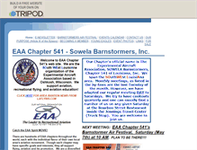 Tablet Screenshot of eaa541.tripod.com