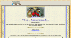 Desktop Screenshot of dianneandconniesbird.tripod.com