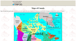 Desktop Screenshot of maps-of-canada.tripod.com