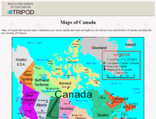 Tablet Screenshot of maps-of-canada.tripod.com