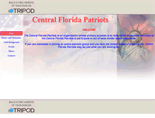 Tablet Screenshot of florida-patriots.tripod.com