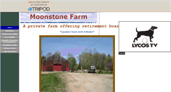 Desktop Screenshot of moonstonefarm.tripod.com