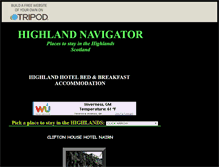 Tablet Screenshot of highlandnavigator.tripod.com