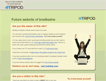 Tablet Screenshot of bradkadne.tripod.com
