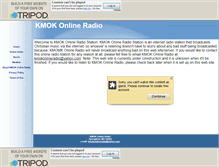 Tablet Screenshot of kmokonlineradio.tripod.com