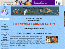Tablet Screenshot of angelsaviary.tripod.com