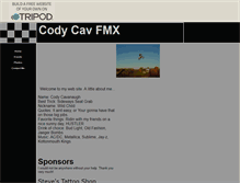 Tablet Screenshot of codycavfmx.tripod.com