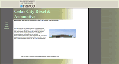 Desktop Screenshot of cedarcitydiesel.tripod.com