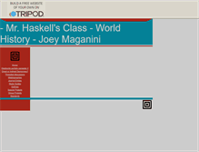 Tablet Screenshot of joeymaganini.tripod.com
