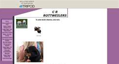 Desktop Screenshot of cr-rottweilers.tripod.com