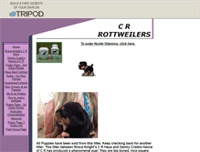 Tablet Screenshot of cr-rottweilers.tripod.com