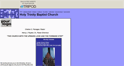 Desktop Screenshot of holytrinitybaptistchurch.tripod.com