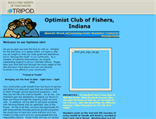 Tablet Screenshot of fishersoptimist.tripod.com