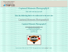 Tablet Screenshot of capturedmomentsphoto.tripod.com