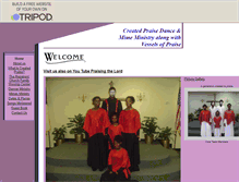 Tablet Screenshot of createdpraise.tripod.com