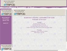 Tablet Screenshot of harvestchapelag.tripod.com