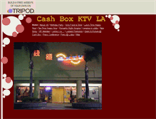 Tablet Screenshot of cashboxktv.tripod.com