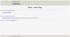 Desktop Screenshot of mboone.tripod.com