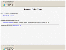 Tablet Screenshot of mboone.tripod.com