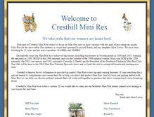Tablet Screenshot of cresthillminirex.tripod.com
