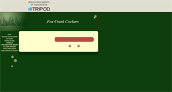 Desktop Screenshot of foxcreekcockers.tripod.com
