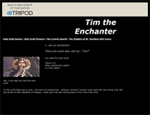 Tablet Screenshot of enchantertim03.tripod.com