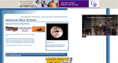Desktop Screenshot of americanblueairlines.tripod.com