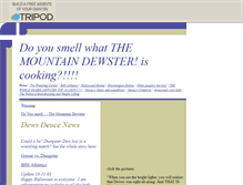 Tablet Screenshot of dewster85.tripod.com