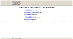 Desktop Screenshot of discapacitados.tripod.com