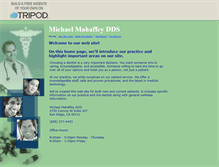 Tablet Screenshot of michaeljmahaffeydds.tripod.com