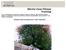 Tablet Screenshot of marinecorpfitness.tripod.com