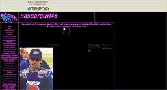 Desktop Screenshot of nascargurl48.tripod.com