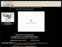 Tablet Screenshot of noahsarcjax.tripod.com