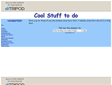 Tablet Screenshot of coolstufftodo.tripod.com