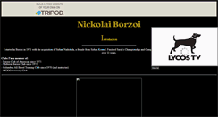 Desktop Screenshot of nickolaiborzoi.tripod.com