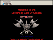 Tablet Screenshot of davemade.tripod.com