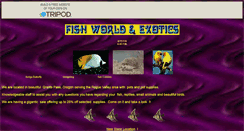 Desktop Screenshot of fishandexotics.tripod.com