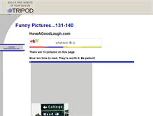 Tablet Screenshot of funnypics131to140.tripod.com