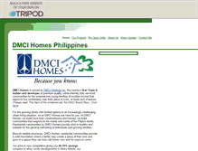 Tablet Screenshot of dmcihomesph.tripod.com