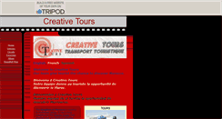 Desktop Screenshot of creativetours.tripod.com
