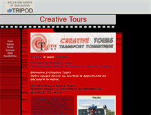 Tablet Screenshot of creativetours.tripod.com