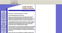 Desktop Screenshot of linedanceaudiomusic.tripod.com