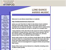 Tablet Screenshot of linedanceaudiomusic.tripod.com
