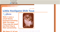 Desktop Screenshot of lh-shihtzus.tripod.com