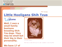 Tablet Screenshot of lh-shihtzus.tripod.com