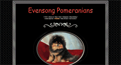 Desktop Screenshot of evensongpoms.tripod.com