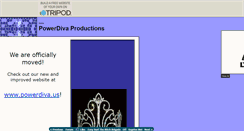 Desktop Screenshot of powerdiva.tripod.com