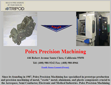 Tablet Screenshot of polexmachining.tripod.com