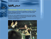 Tablet Screenshot of freddieljungberg.tripod.com